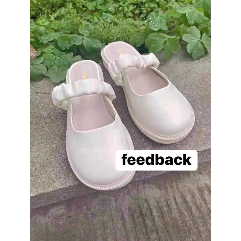 Giày sục quai chun tiểu thư, dễ thương - Giày nữ da cao cấp phong cách Ulzang, công chúa bánh bèo