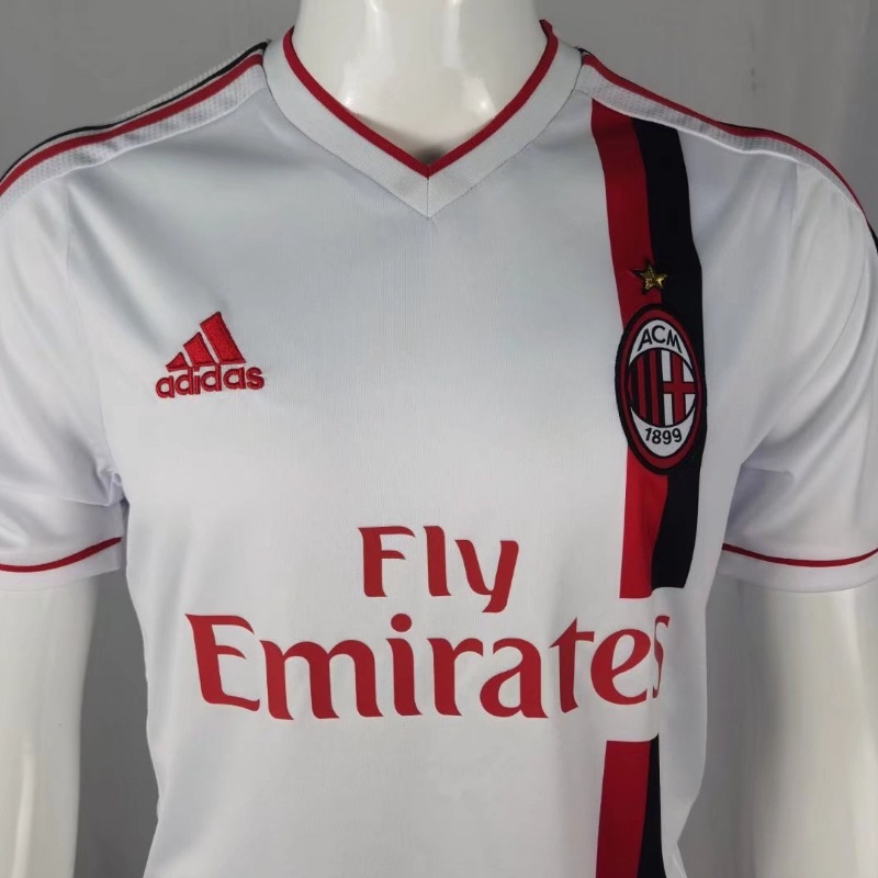 Áo Thun Bóng Đá Tay Ngắn 11-12AC Milan Size S-XXL