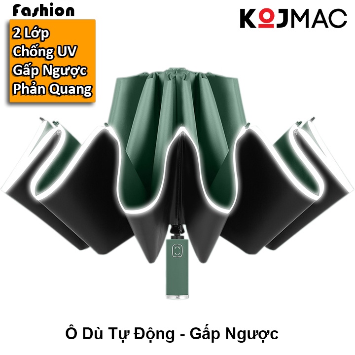 Dù Ô Tô Gấp Ngược Tự Động (Size Lớn 10 Nan, 12 nan , Che mưa Xe Hơi, Chống Nắng Ngoài Trời gấp gọn chống tia UV)