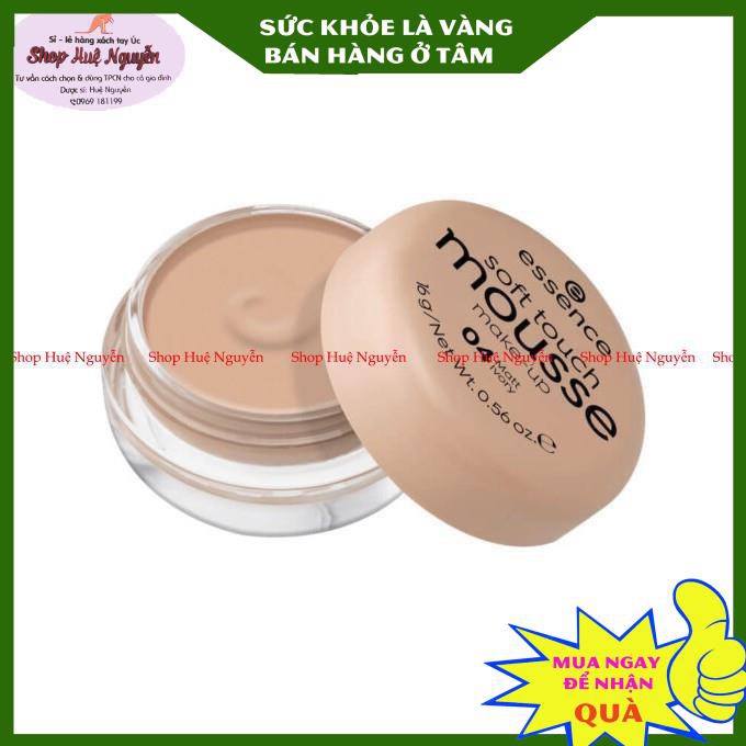 Phấn Tươi Essence Soft Touch Mousse 04 Matt Ivory,16 g Đức