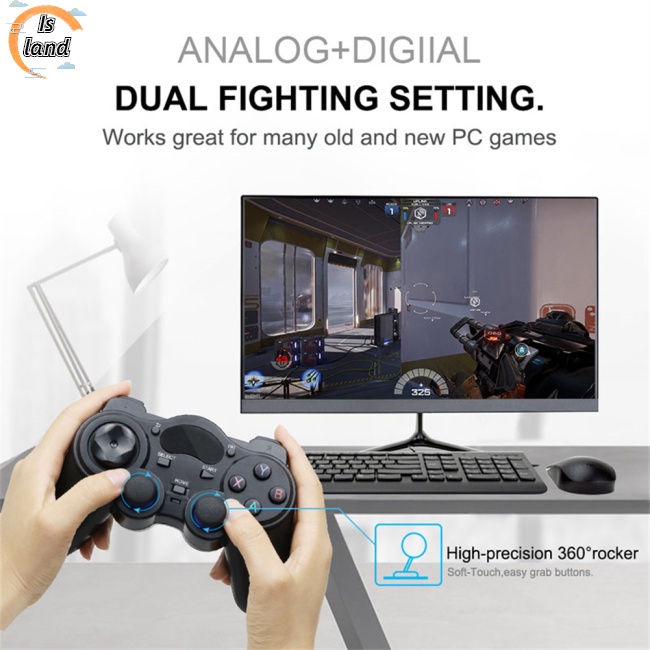 Tay Cầm Chơi Game Không Dây 2.4g Cho Ps3 / smartphone Tablet Smart Tv Box