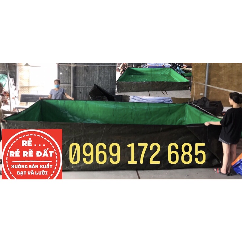 BỂ BẠT CHĂN NUÔI - BẤM CHỌ KÍCH THƯỚC