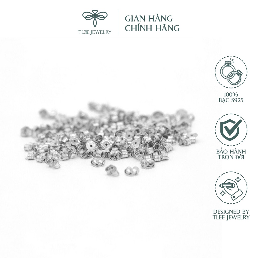 Chốt bạc gắn bông tai TLEE JEWELRY NCJ B0146