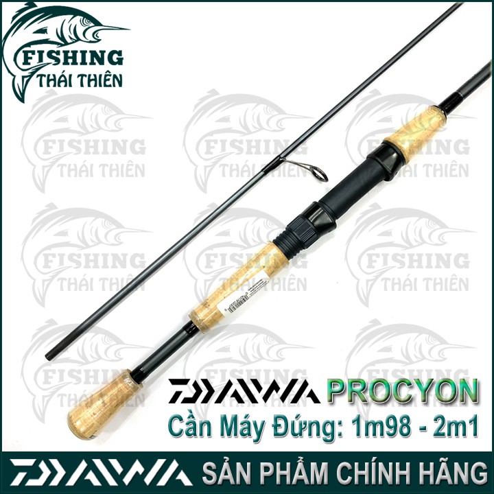 Cần Câu Cá Daiwa Procyon 662LF, 662MF, 702MHX Cần Lure Máy Đứng 1m98, 2m1 Dòng Cao Cấp Hàng Chính Hãng