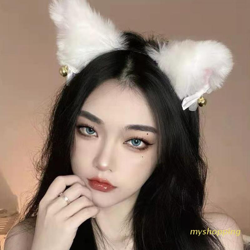 Băng đô đội đầu kiểu tai mèo thời trang sành điệu cho nữ