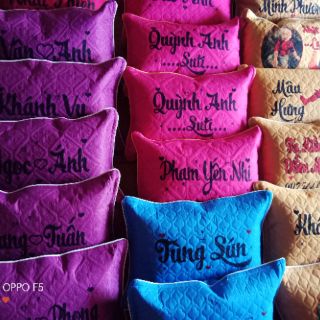 Gối in tên, in ảnh cho bé
