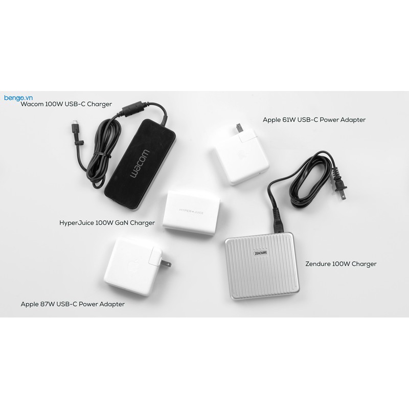 Sạc đa cổng HyperJuice GaN 100W Smallest 2 cổng USBC + 2 cổng USBA HJGAN100