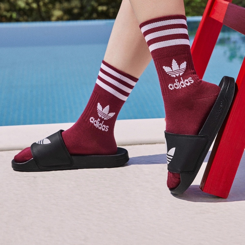 Dép Adidas Adilette Lite trắng đen