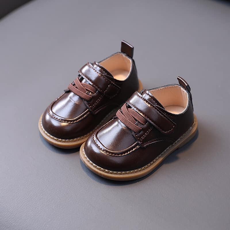 Giày da đế mềm cho bé trai tập đi - size 16-26 - Shubikids