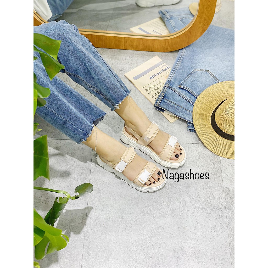 GIÀY SANDAL THỂ THAO NAGASHOES 2 QUAI KHÓA 2P NAS177