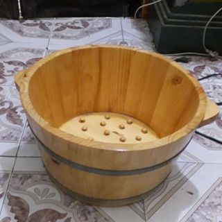Chậu ngâm chân,  ngâm phụ khoa 2 trong1 có hạt mát xa Giá Sốc