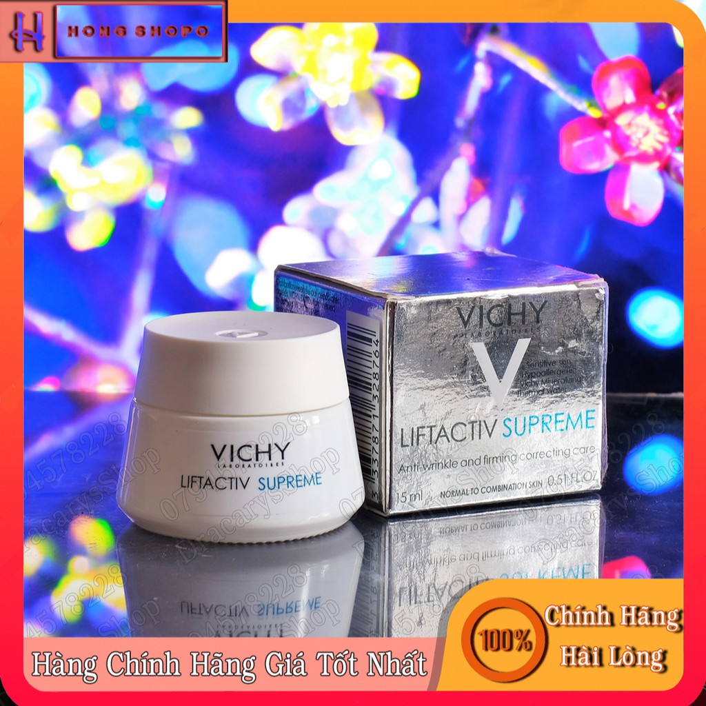 Vichy Liftactiv Supreme - Kem Dưỡng Ngăn Ngừa Lão Hóa 15ml