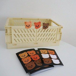 Sticker Gấu Nâu Siêu Yêu/ Stickers Gấu Trang Trí Sổ Và Planner