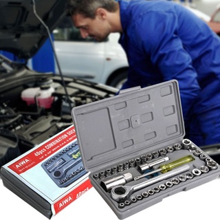 Bộ dụng cụ sửa chữa đa năng 40 món cho xe hơi, xe máy