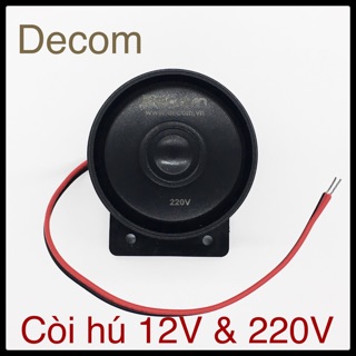 Còi báo động Decom 12V & 220V