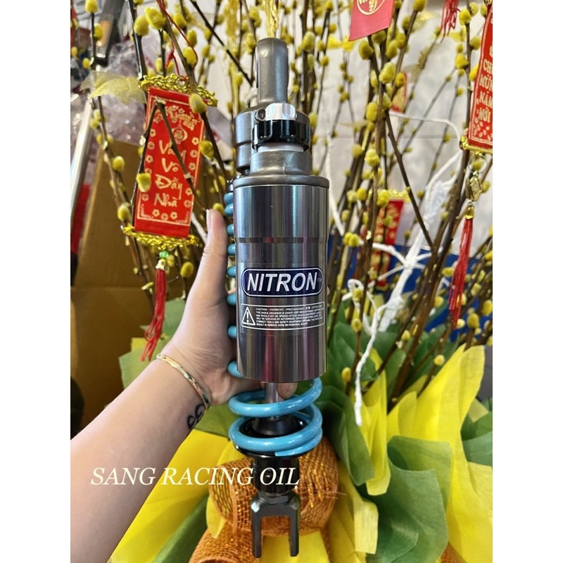 Phuộc NITRON 1:1 Mẫu MỚi tặng kèm 1 lò xo dành cho Vario/Click/Vision/....