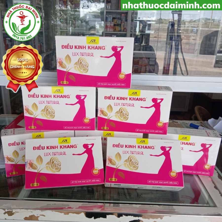Điều Kinh Khang Lux Natural Hộp 30 Viên - Hỗ Trợ Điều Hòa Kinh Nguyệt