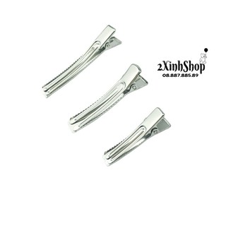 Kẹp mỏ vịt hai chân nguyên liệu làm kẹp tóc (20c/gói) - PK017