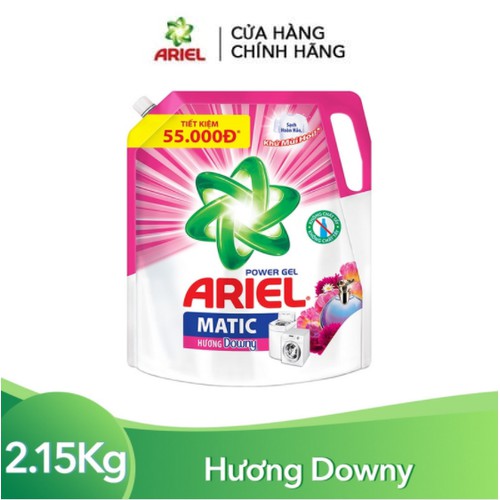 Nước Giặt Ariel Matic Hương Downy Túi 2.15KG