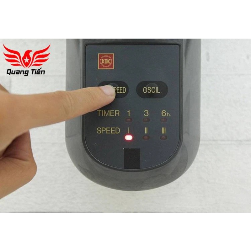 Quạt treo tường KDK M40M màu ghi, màu be (BK) (GY)