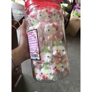 Lọ 50 chiếc kẹo mút dẻo hình hello kitty
