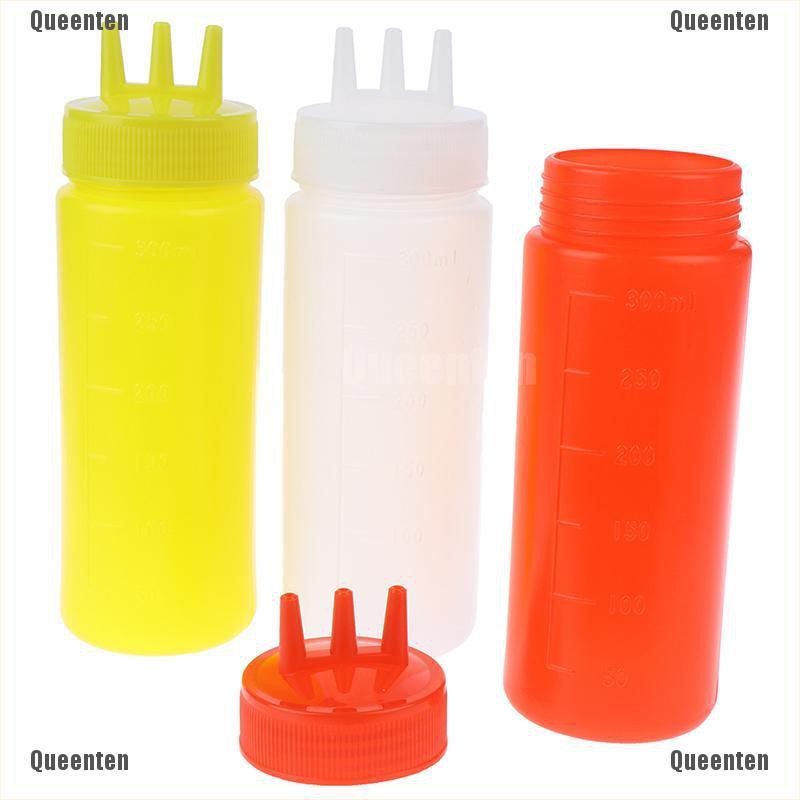 Bình Đựng Dầu / Giấm 3 Lỗ Dạng Bóp Tiện Dụng Cho Nhà Bếp