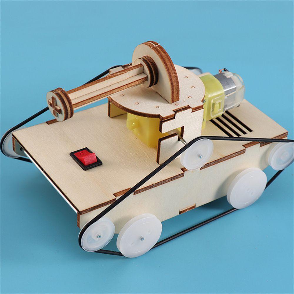 Rebuy1 Bộ Đồ Chơi Lắp Ráp Xe Tăng Công Nghệ Điện Tử Giáo Dục Sớm Cho Bé DIY