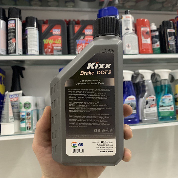 Dầu Thắng Phanh KIXX Brake DOT-3 500ml - HIBUAUTO