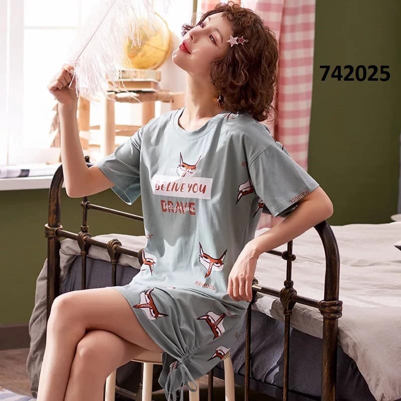 N74003 -  đầm mặc nhà nữ hè hàng nhập