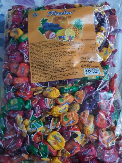 Kẹo mềm trái cây Fizzler túi 1kg -date 2025