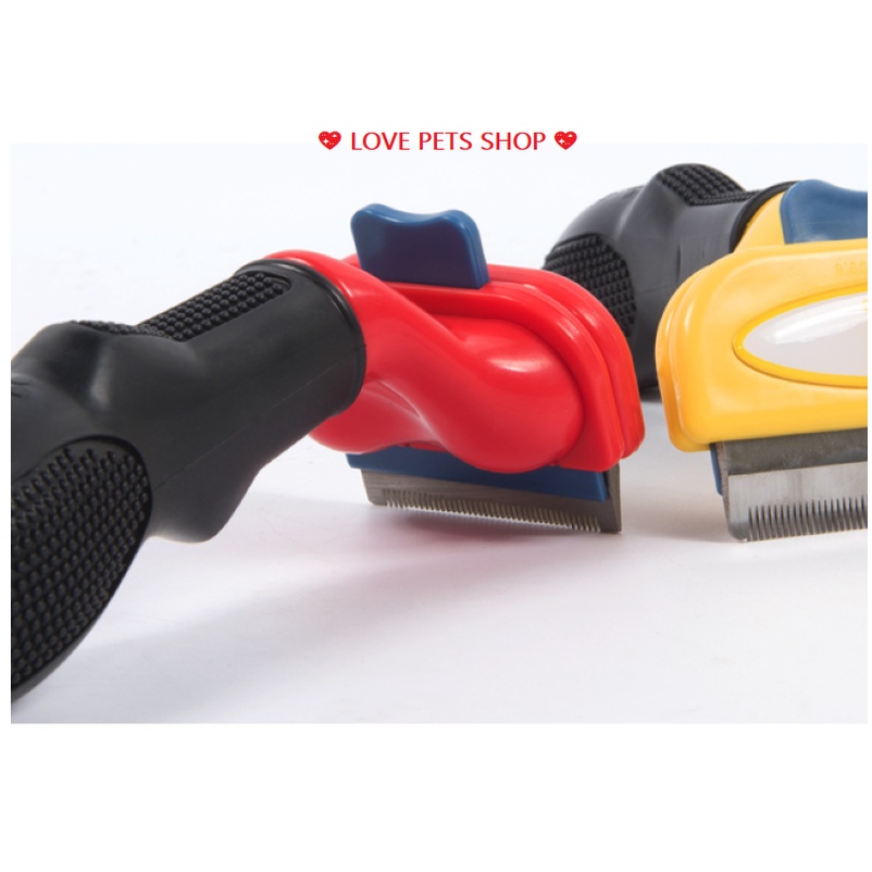 LƯỢC CHẢI LÔNG CHO CHÓ MÈO CHUYÊN DỤNG (MẪU MỚI) -  LOVE PETS SHOP