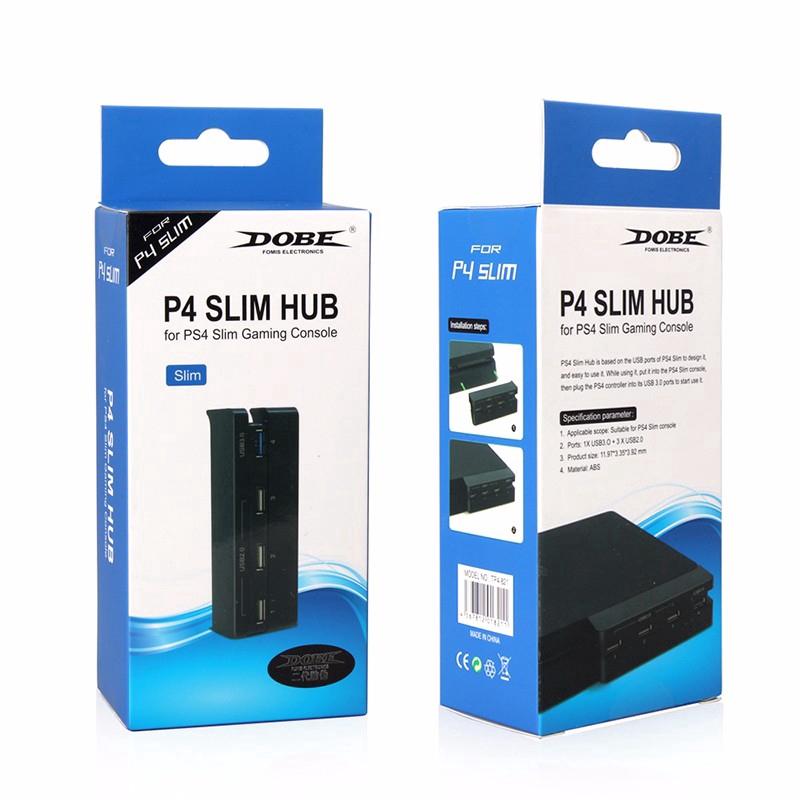 [GB.TECH] Dobe PS4 Slim Cooling Fan 4 Ports USB Hub for Playstation 4 PS4 Slim