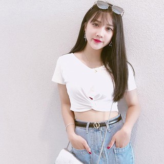 Áo xoắn eo thời thượng sành điệu phá cách