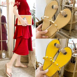 Giày Sandal xỏ ngón hình quả dứa thời trang cho nữ