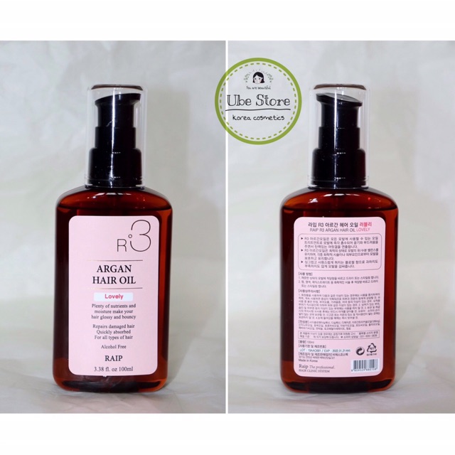 TINH DẦU DƯỠNG TÓC RAIP R3 ARGAN HAIR OIL 100ML | BigBuy360 - bigbuy360.vn