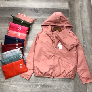 Áo khoác dù nữ kèm túi