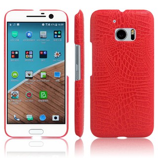 For HTC 10 M10 Case Crocodile Pattern Skin Hard Cover
