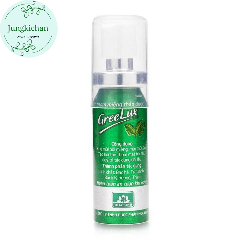 Xịt thơm miệng Greelux 12ml - Dược phẩm Hoa Linh.
