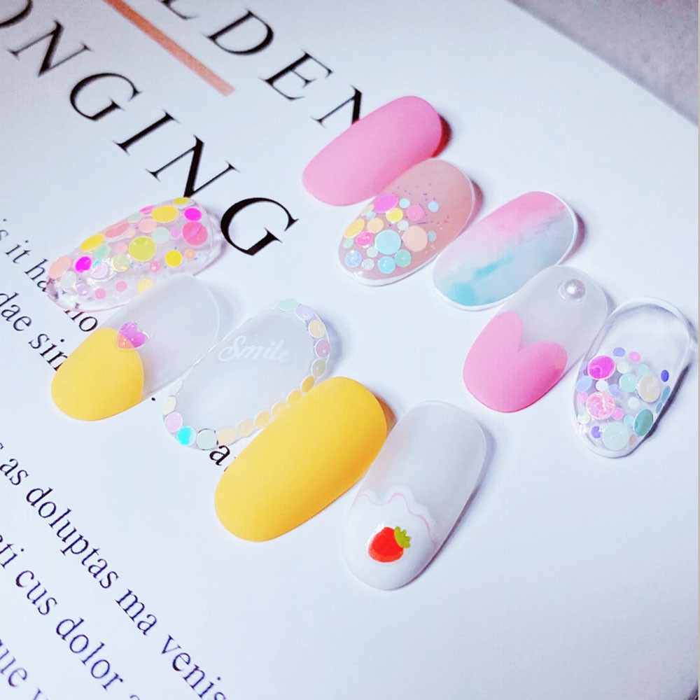 [Hàng mới về] Hộp phụ kiện trang trí móng tay lấp lánh độc đáo