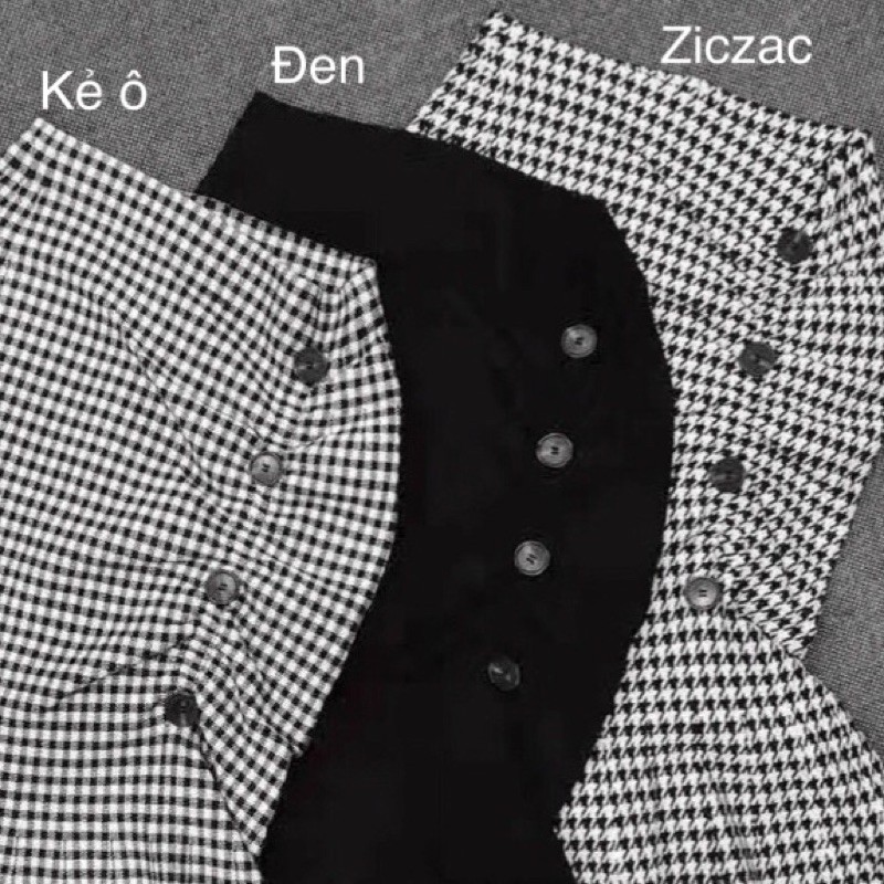 Chân váy len dáng dài đuôi cá ziczac QC siêu xinhh | BigBuy360 - bigbuy360.vn