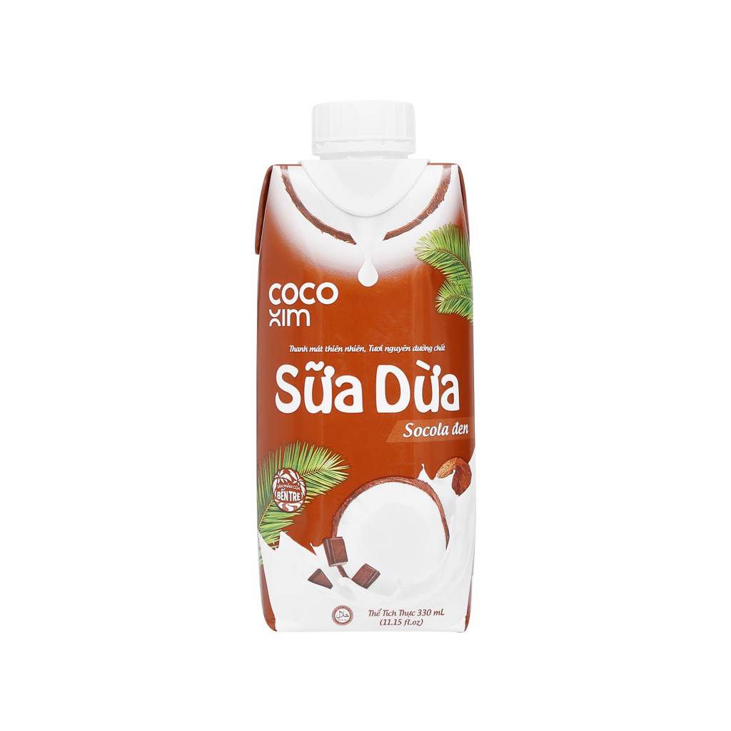 6 hộp sữa dừa socola đen Cocoxim 330ml