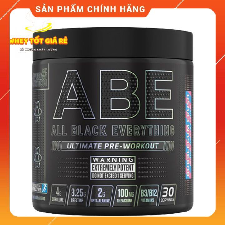 ABE Pre Workout 😤Giảm Nóng 😤 ABE Pre Workout của hãng Applied Nutrition UK ,Tăng Sức Mạnh Sức Bền , Chính Hãng