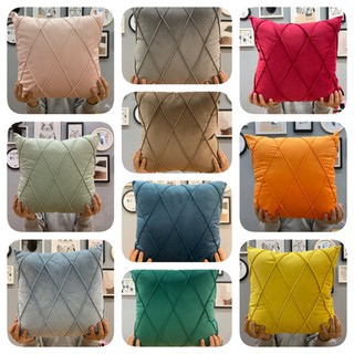 Gối tựa lưng phong cách Châu Âu họa tiết GÂN QUẢ TRÁM chất liệu nhung lụa cao cấp