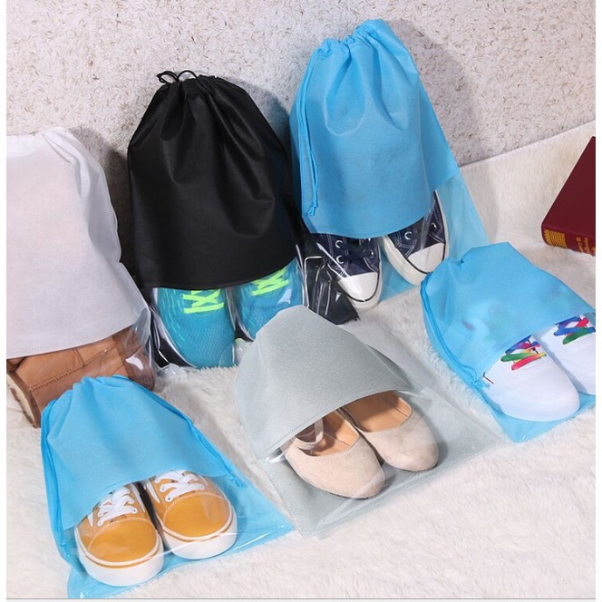 Set 5 Túi đựng giày dây rút chống bụi- TÚI GIÀY DÂY RÚT