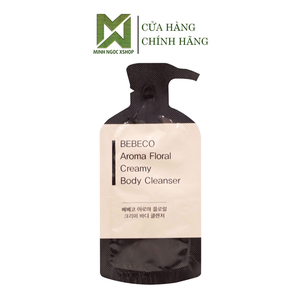 Sữa tắm hương nước hoa BEBECO CREAMY BODY CLEANSER 10ml