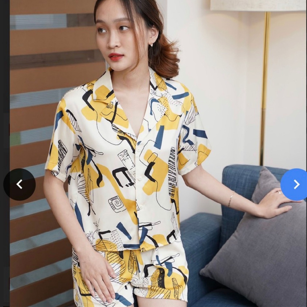Bộ Đồ Ngủ Pijama Lụa Satin Cao Cấp