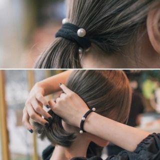 Cột tóc ngọc trai