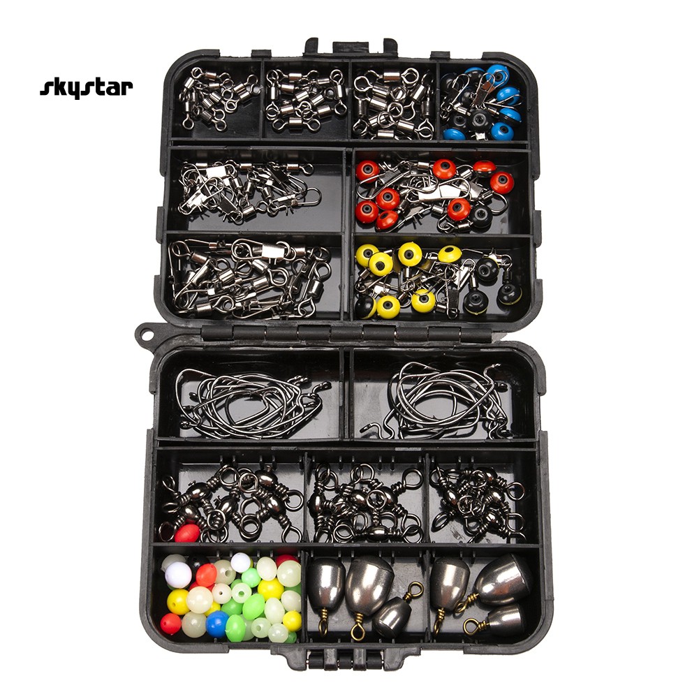 Hộp 160 Phụ Kiện Câu Cá Chuyên Nghiệp