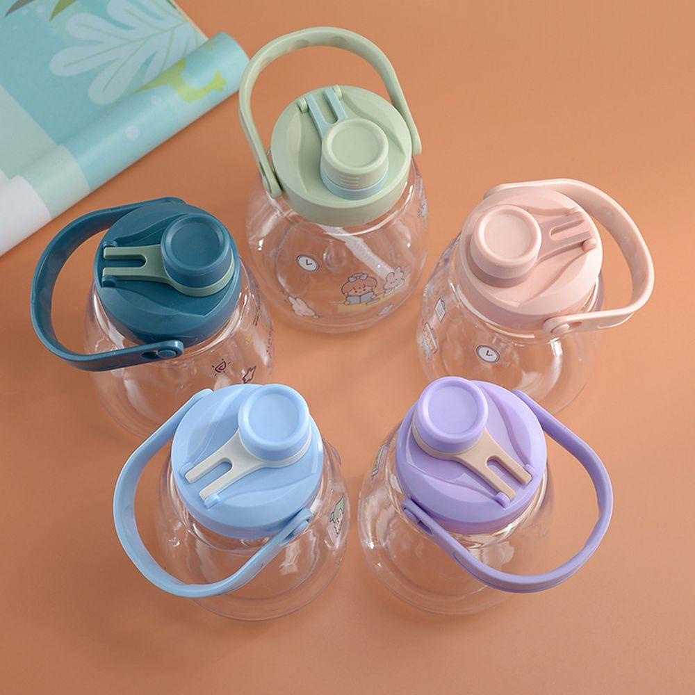 JARRED Bình Nước Thể Thao Nắp Lật Chất Lượng Cao Có Thể Tái Sử Dụng Hình Gấu Xanh Dương Cho Trẻ Em