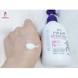 Sữa Dưỡng Thể Hatomugi Dưỡng Sáng Da Body Milk 400ml